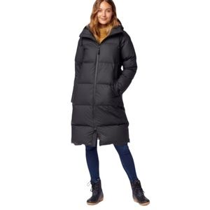 Pendleton Duck Feathers Down Long Puffer Jacket Black Size Medium New With Tags